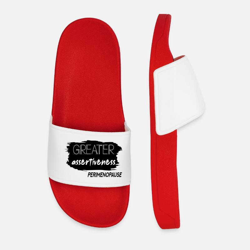 Une plus grande affirmation Périménopause - Claquettes Homme - rouge