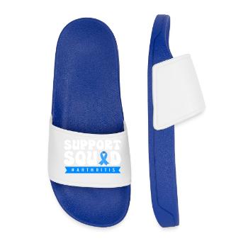 Arthritis Rheumatism - Men’s Pool Sliders - royal blue - Front