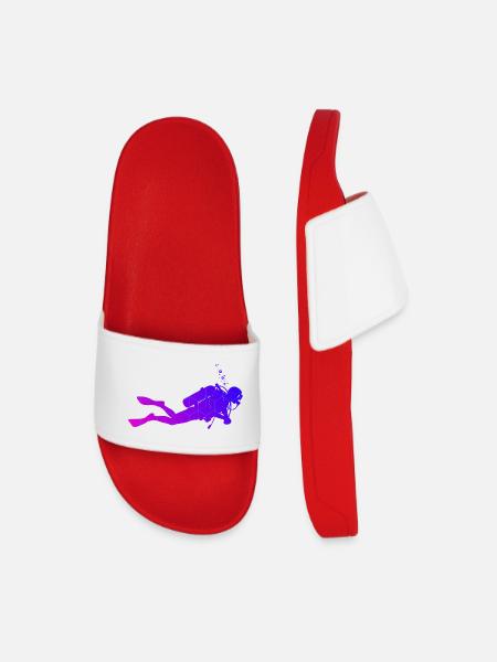Super cadeau pour la plongée - Claquettes Homme - rouge