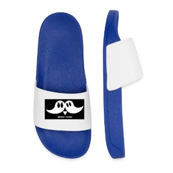 Ghosts, dear - Men’s Pool Sliders - royal blue - Front