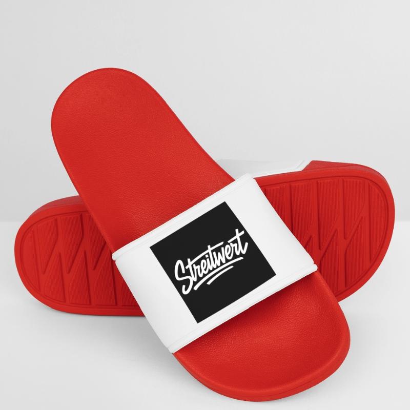 Disputed Script Logo Black Men’s Pool Sliders