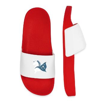 Licorne Stellaire Forte, Super-héroïne Noble - Claquettes Homme - rouge - Devant