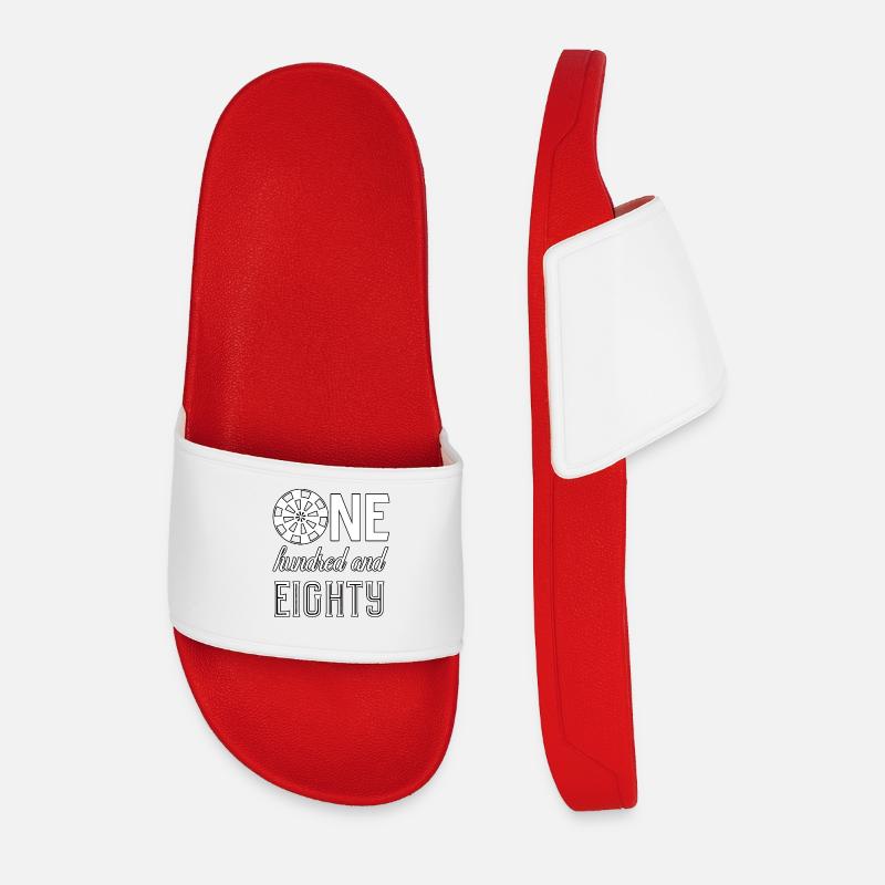 Darts darts - Men’s Pool Sliders - red