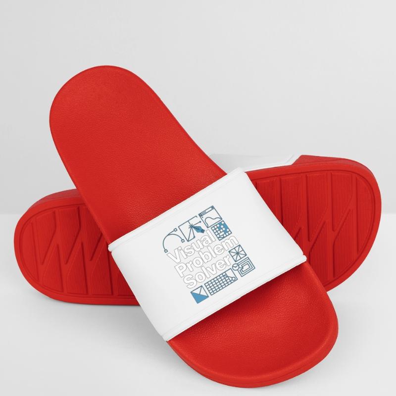 Graphic Designer Visual Problem Creative Designer Men’s Pool Sliders