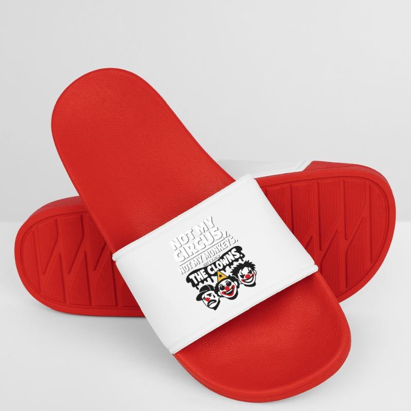Déclaration Pas Mon Cirque, Pas Mon Singe Claquettes Homme