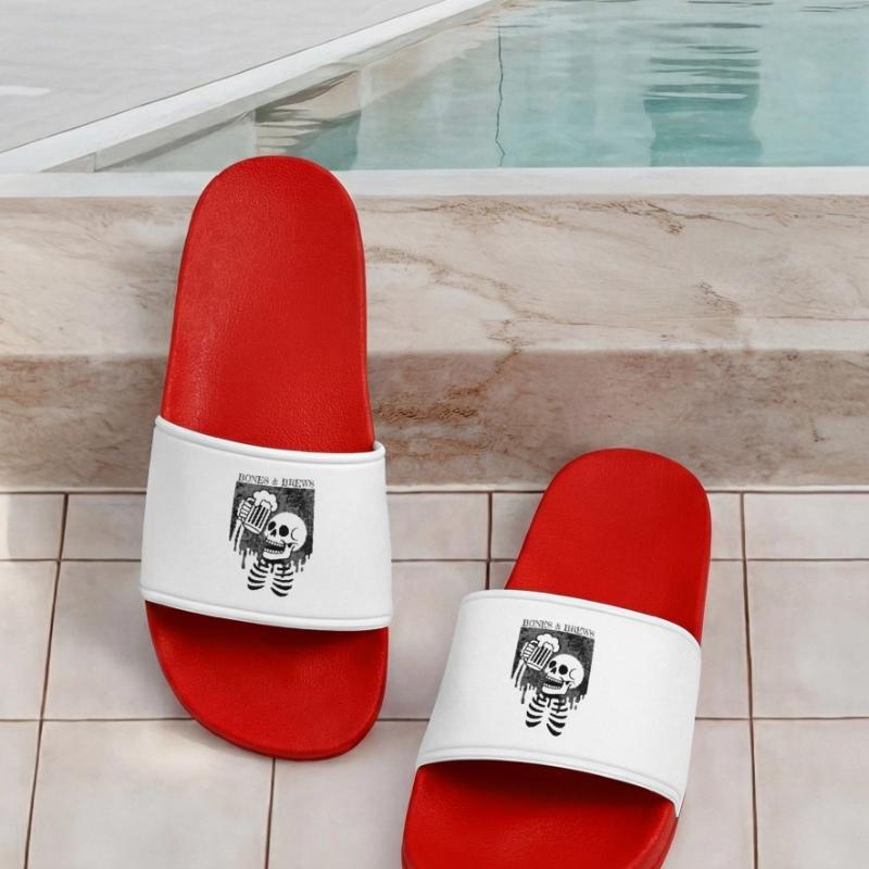 Bones and Brews Men’s Pool Sliders