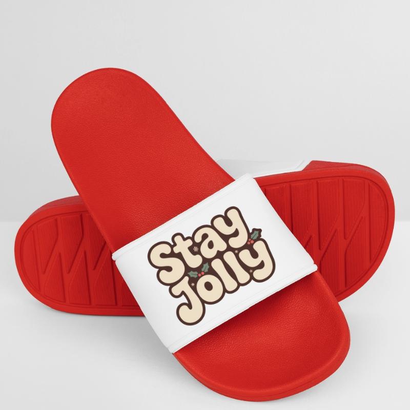 Resta allegro e Natale Ciabatte per il mare da uomo