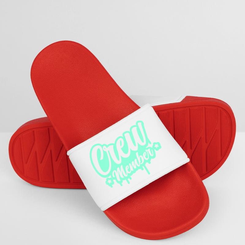 Crew Member Spritz Script Männer Badelatschen