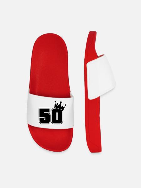 50 - Men’s Pool Sliders - red