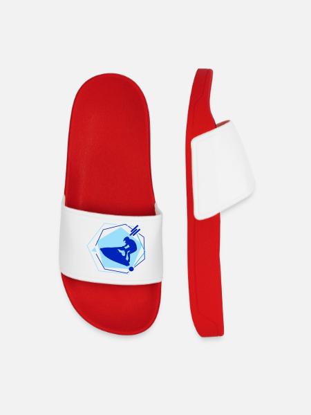 Jet Ski - Men’s Pool Sliders - red