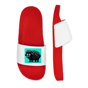 Black Sheep - Men’s Pool Sliders - red - Front