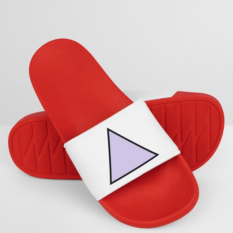 hipster triangle triangle shape Men’s Pool Sliders