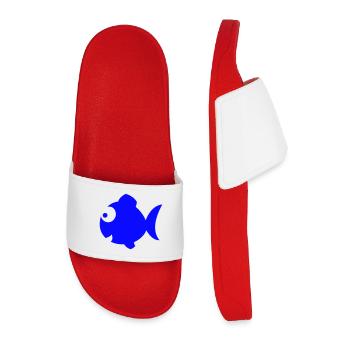 Poisson - Claquettes Homme - rouge - Devant