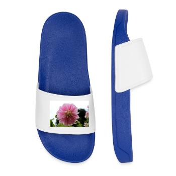 Dahlia rose rose fleur, fleur - Claquettes Femme - bleu roi - Devant
