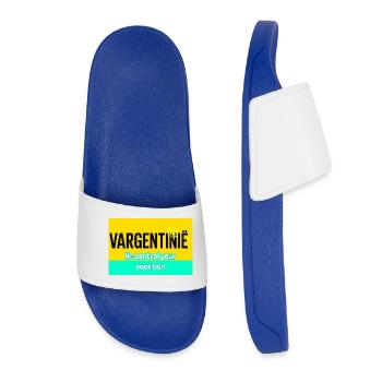 Vargentina Holiday Control - Women’s Pool Sliders - royal blue - Front
