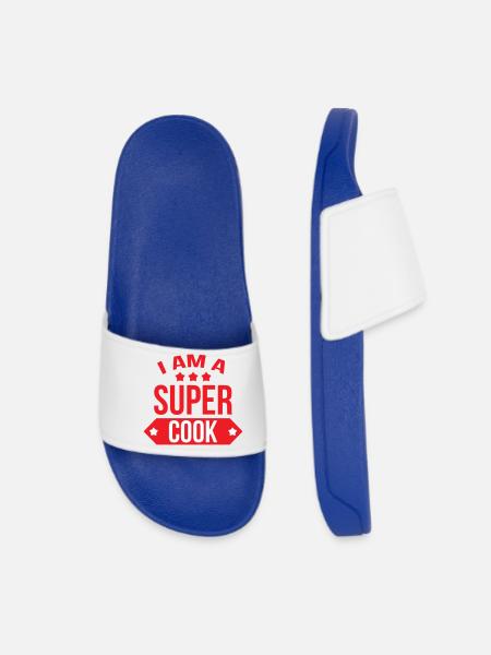 I'm a great cook - Women’s Pool Sliders - royal blue