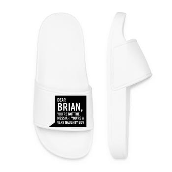 Dear Brian... - Women’s Pool Sliders - white - Front