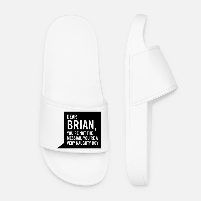 Dear Brian... - Women’s Pool Sliders - white