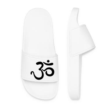 yoga - Frauen Badelatschen - Weiß - Vorne