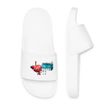 Rostock Skyline - Women’s Pool Sliders - white - Front
