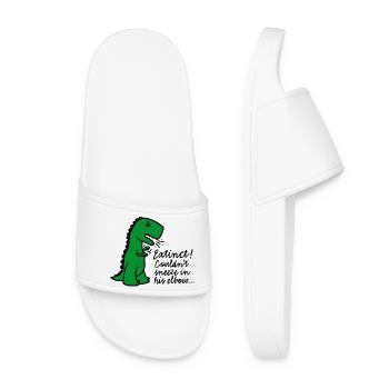 Corona virus Extinct Couldn't sneeze in his elbow - Women’s Pool Sliders - white - Front