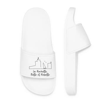La Rochelle design by Nicolas Poitevin - Claquettes Femme - blanc - Devant