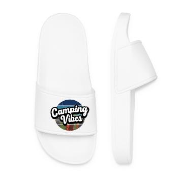 Ambiance de camping - Claquettes Femme - blanc - Devant