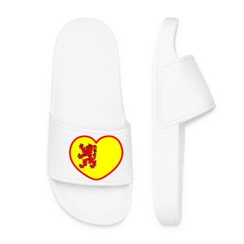 In the heart of the South Holland flag South Holland - Women’s Pool Sliders - white - Front