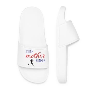Mère coureuse coriace - Claquettes Femme - blanc - Devant