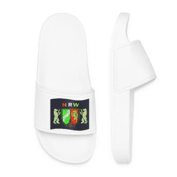 NRW for teams, groups and clubs, polygons - Women’s Pool Sliders - white - Front