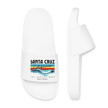 Santa Cruz California vintage retro Surfing - Frauen Badelatschen - Weiß - Vorne