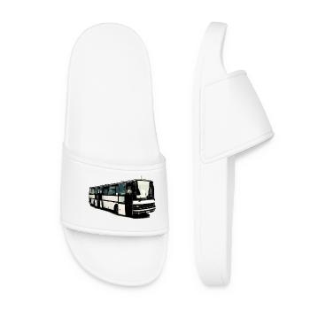 Setra Bus Setra S215 UL mit offenen Türen - Frauen Badelatschen - Weiß - Vorne