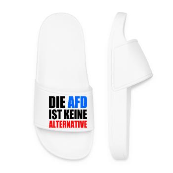 die afd ist keine alternative - Frauen Badelatschen - Weiß - Vorne