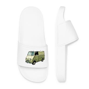 Goggomobil Bus - Frauen Badelatschen - Weiß - Vorne