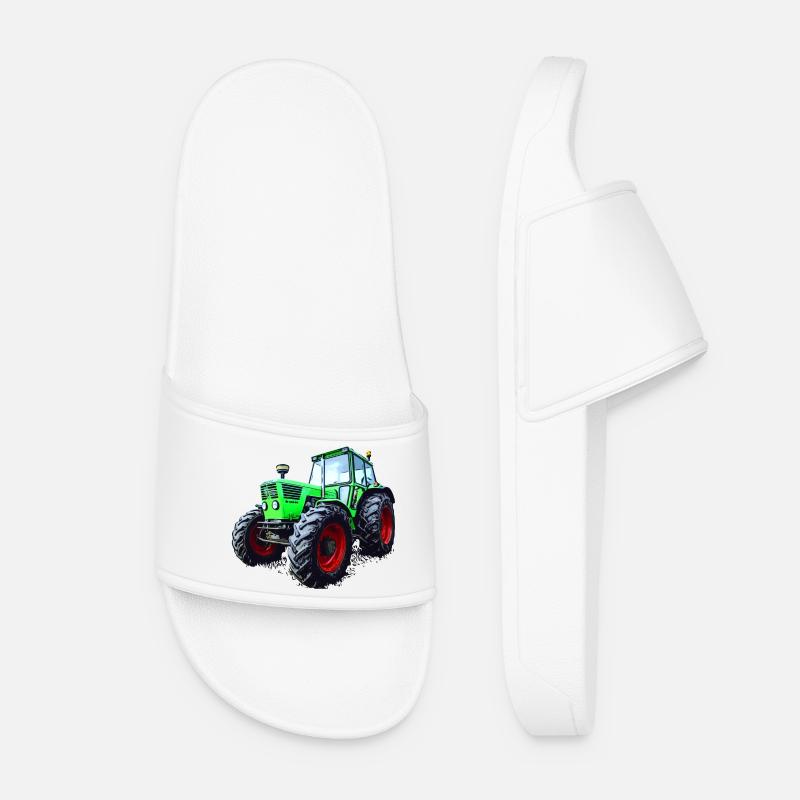Traktor Deutz 13006 - Frauen Badelatschen - Weiß