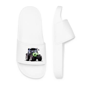 Drive the Deutz Tractor 60 70 80 | Agro - Women’s Pool Sliders - white - Front