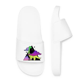 Dino montain - Women’s Pool Sliders - white - Front