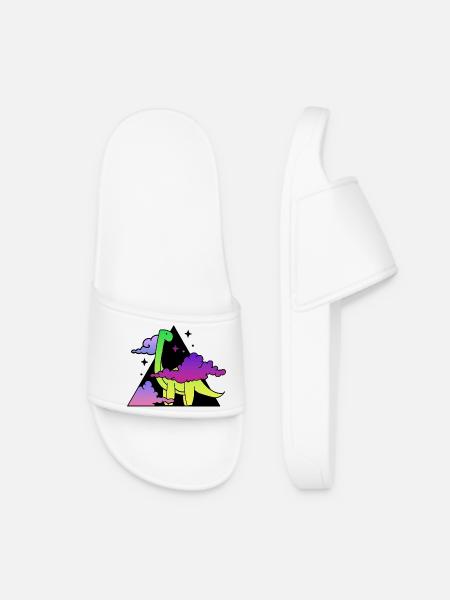 Dino montain - Women’s Pool Sliders - white