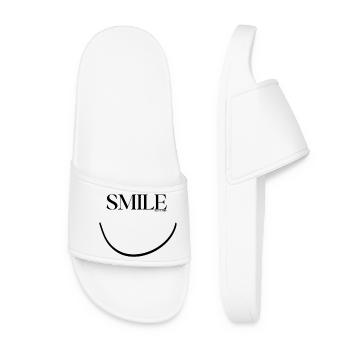 SOURIRE - Claquettes Femme - blanc - Devant