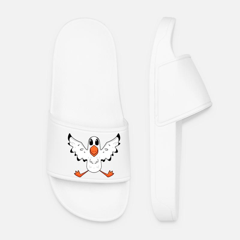 Seagull, North Sea, Bird - Women’s Pool Sliders - white