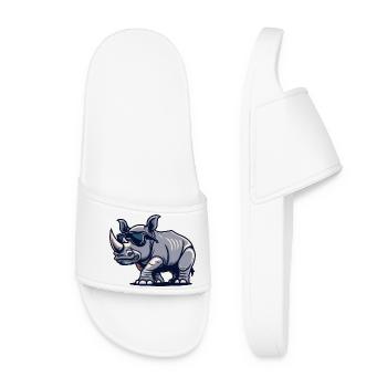 Rhino Comic Cool - Women’s Pool Sliders - white - Front
