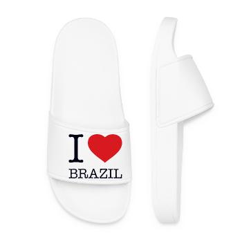 I LOVE BRAZIL Brasilien - Women’s Pool Sliders - white - Front