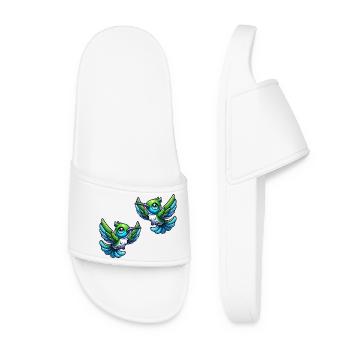 Hummingbird Bird 2 - Women’s Pool Sliders - white - Front