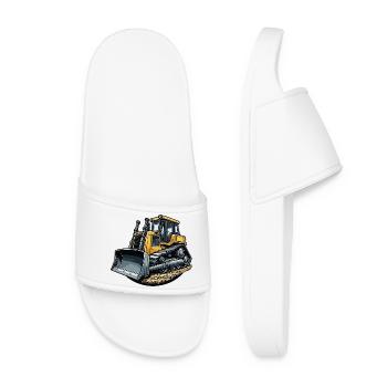 Bulldozer large - Women’s Pool Sliders - white - Front