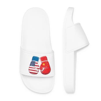 USA vs China - Women’s Pool Sliders - white - Front