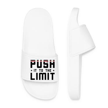 Push it to the limit - Women’s Pool Sliders - white - Front