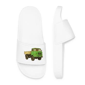 W50 GDR Truck - Women’s Pool Sliders - white - Front