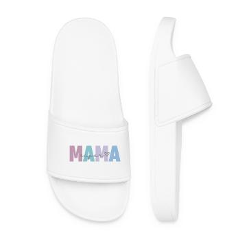 Super mom - Women’s Pool Sliders - white - Front