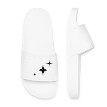 Be Different Starburst Graphic - Women’s Pool Sliders - white - Front