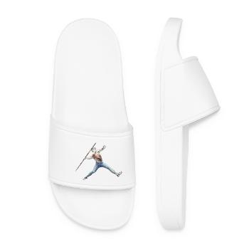 Lancer du javelot - Claquettes Femme - blanc - Devant